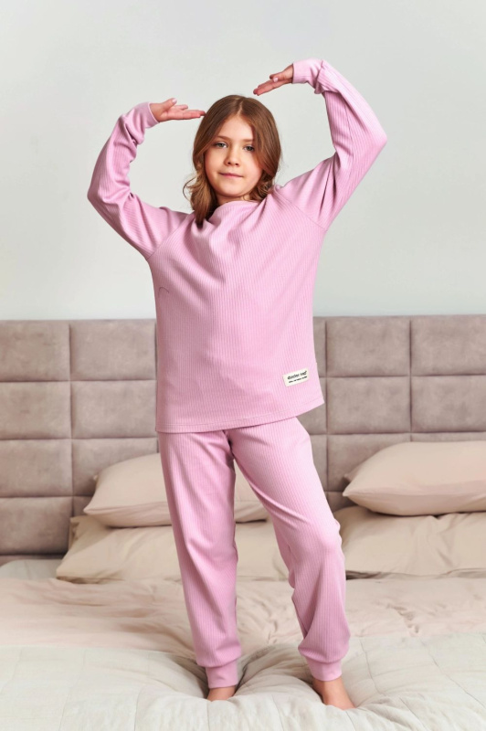 Dívčí pyžamo 7351 plus - Doctornap světle fialová 146/152