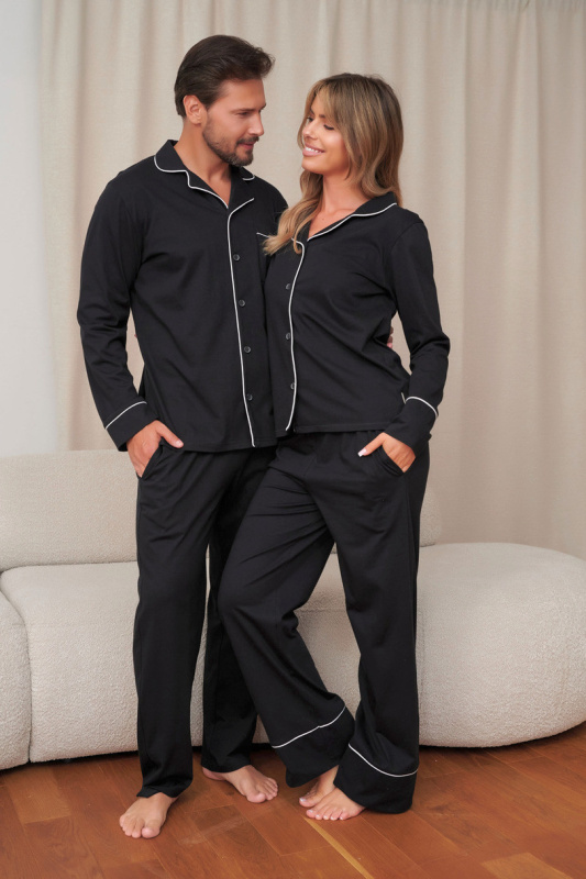 PÁNSKÉ PYŽAMO model 22320318 J/26 - DOCTOR NAP NOIR XL