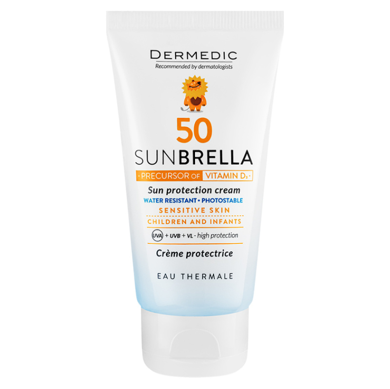 Dermedic Sunbrella Baby ochranný krém na obličej SPF 50 50 g