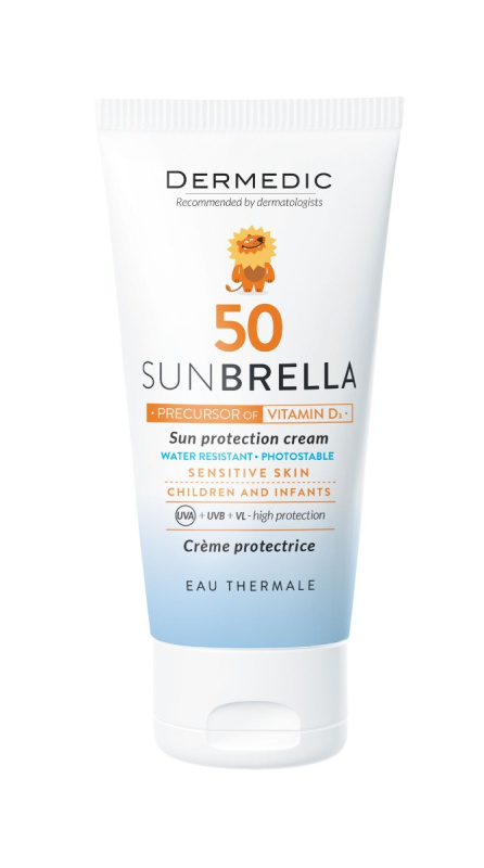Dermedic Sunbrella Baby ochranný krém na obličej SPF 50 50 g