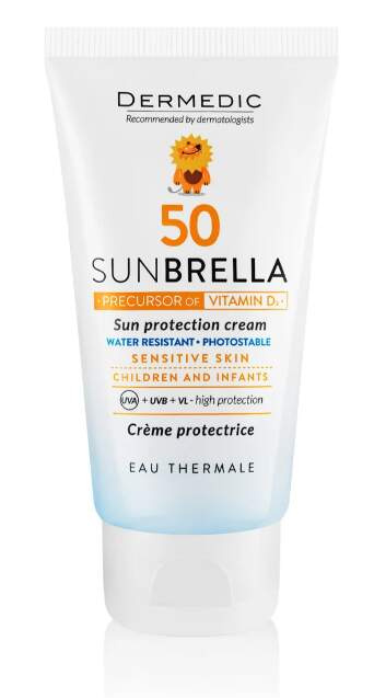 Dermedic Sunbrella Baby ochranný krém na obličej SPF 50 50 g
