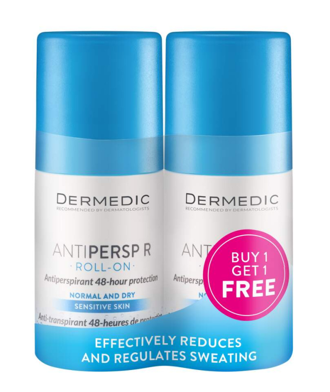 Dermedic Antiperspirant roll-on 48h 2x60 g