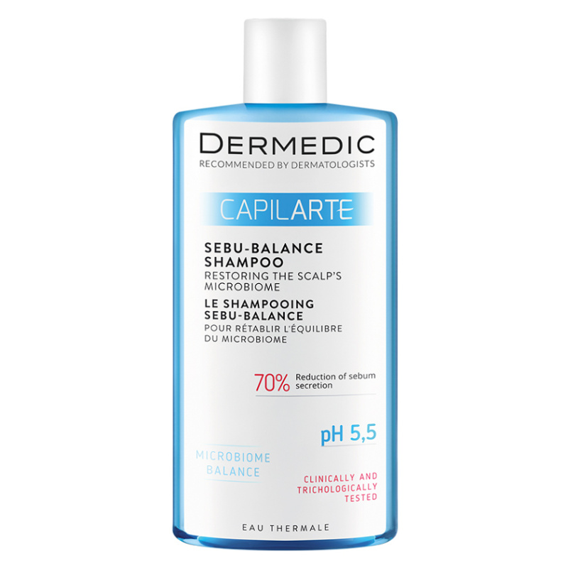 DERMEDIC Capilarte Sebu-Balance Šampon pro mastné vlasy 300 ml