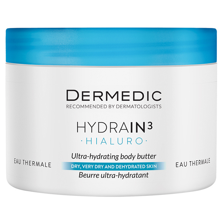 Dermedic Hydrain3 Hialuro intenzivně hydratační tělové máslo 225 ml