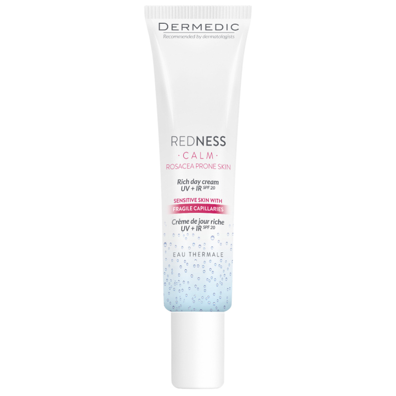 Dermedic Redness Calm krém proti zarudnutí a rozšířeným žilkám SPF 20 40 ml
