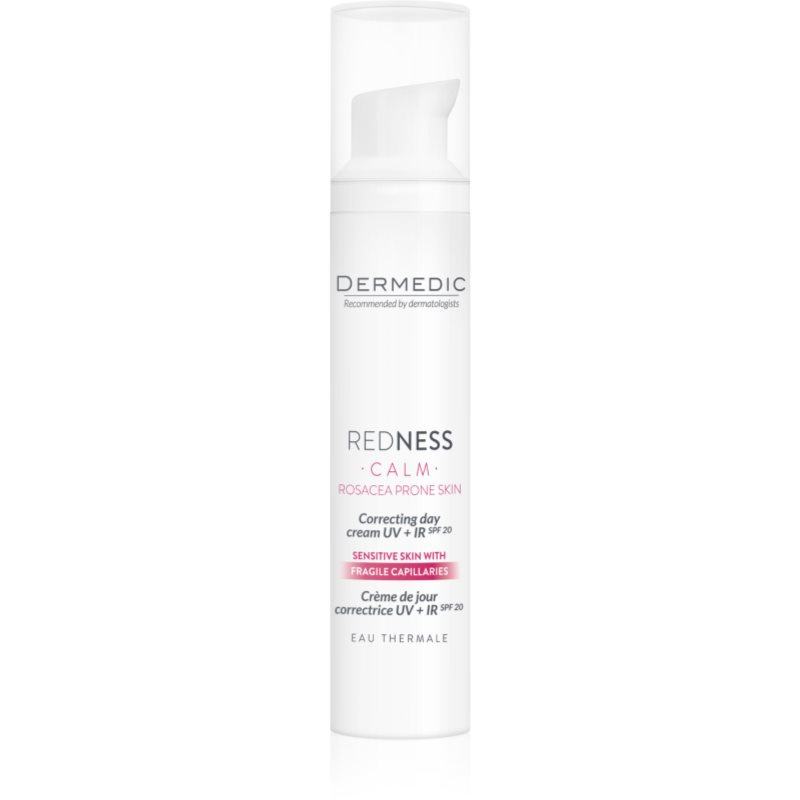 Dermedic Redness Calm korekční krém pro citlivou a zarudlou pleť SPF 20 40 ml