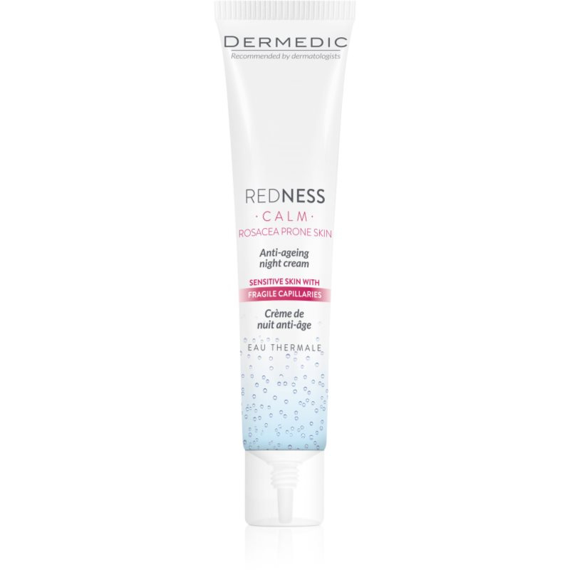Dermedic Redness Calm noční krém proti prvním vráskám pro citlivou a zarudlou pleť 40 ml