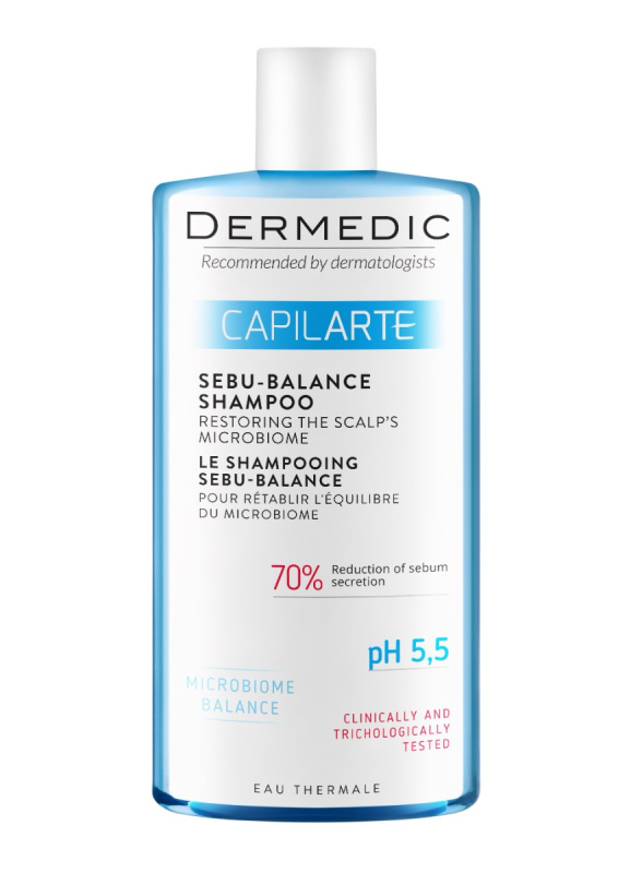Dermedic Capilarte hloubkově čisticí šampon pro mastnou pokožku hlavy 300 ml