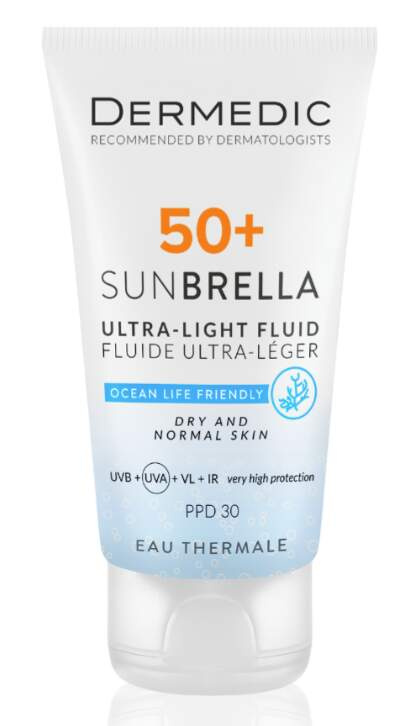 Dermedic Sunbrella emulze na opalování pro suchou pleť SPF 50+ 40 ml