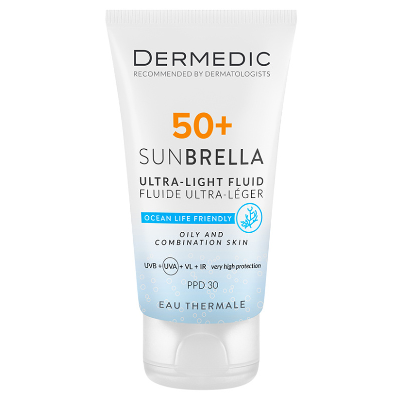 Dermedic Sunbrella emulze na opalování pro mastnou pleť SPF 50+ 40 ml