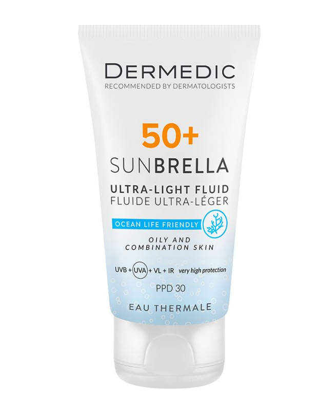 Dermedic Sunbrella emulze na opalování pro mastnou pleť SPF 50+ 40 ml