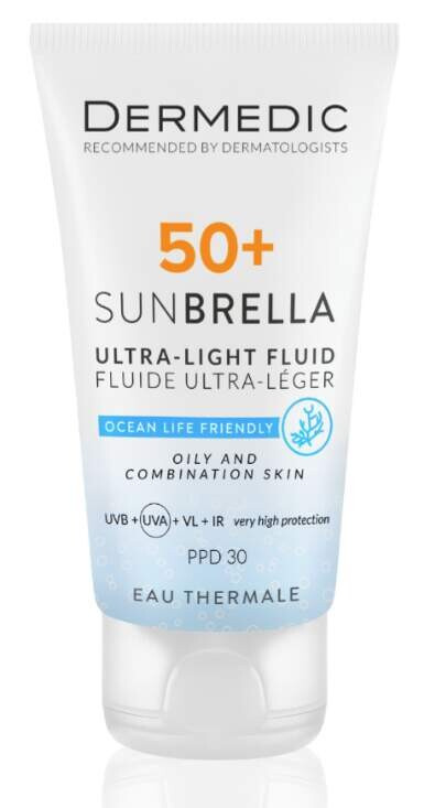 Dermedic Sunbrella emulze na opalování pro mastnou pleť SPF 50+ 40 ml