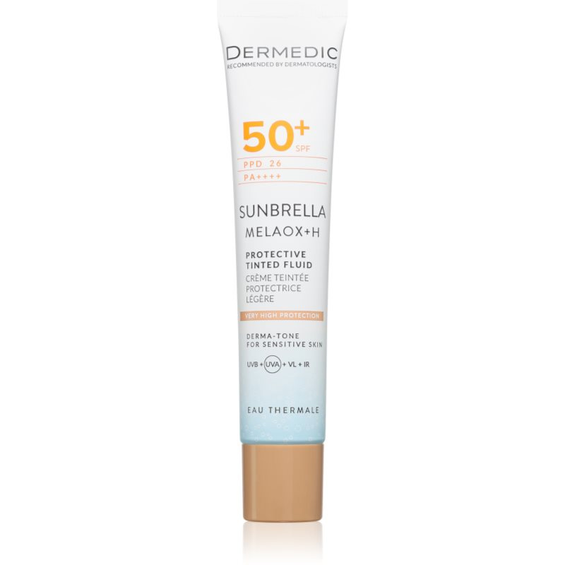 Dermedic Sunbrella Protective Tinted Fluid ochranný tónovací krém na obličej SPF 50+ 40 ml