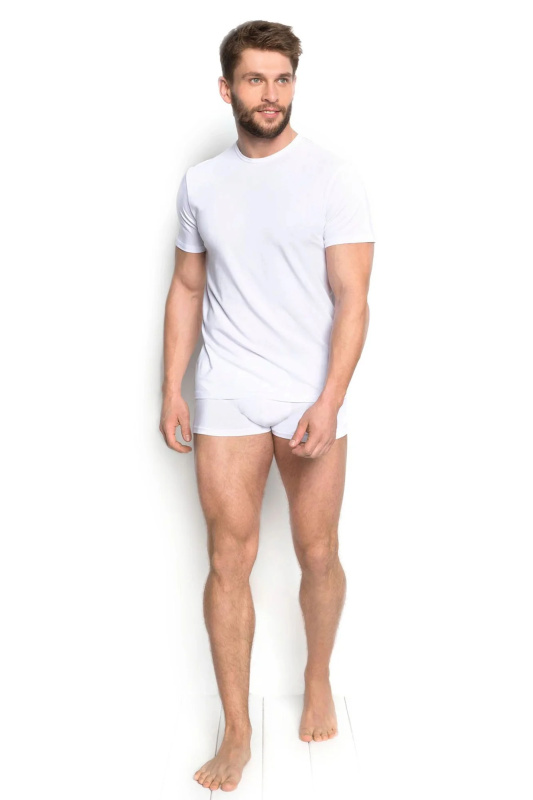 Pánské boxerky 34325 00x white - HENDERSON bílá M
