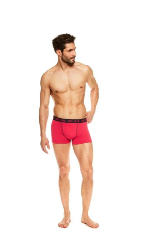 PÁNSKÉ BOXERKY JAVA RENE VILARD 37188 Růžová XXL