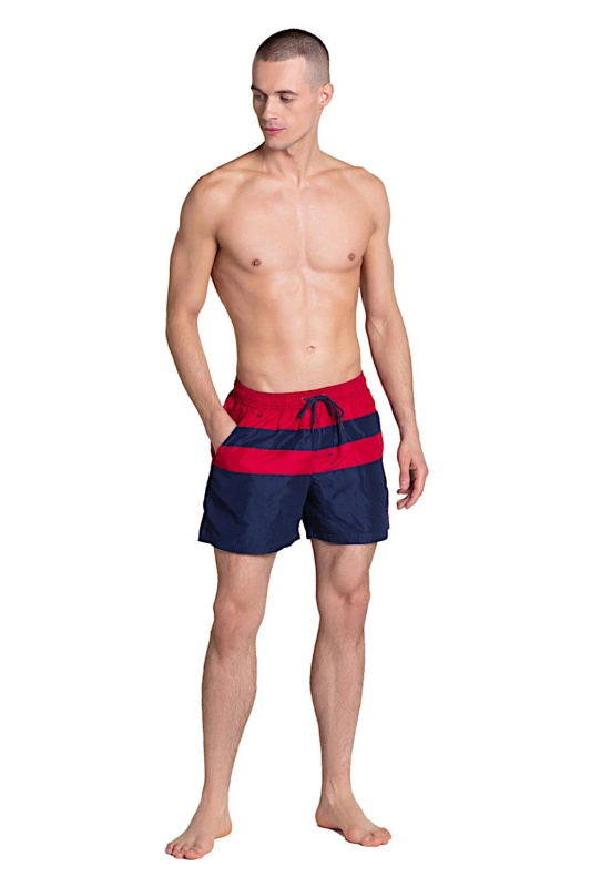 Pánské plavky 38858 Side - HENDERSON tmavě modrá L