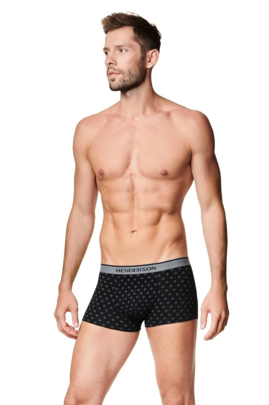 Pánské boxerky 39331 Match - HENDERSON černá XL