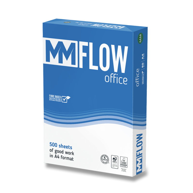 Kancelářský papír MM Flow Office A4, 80 g, 5 x 500 listů