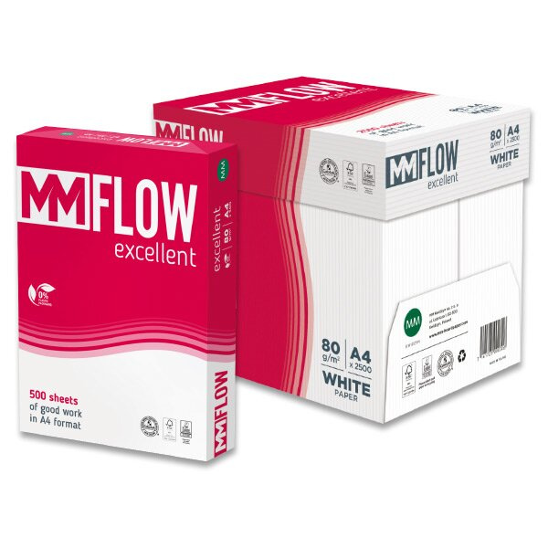 Kancelářský papír MM Flow Excellent A4, 80 g, 5 x 500 listů