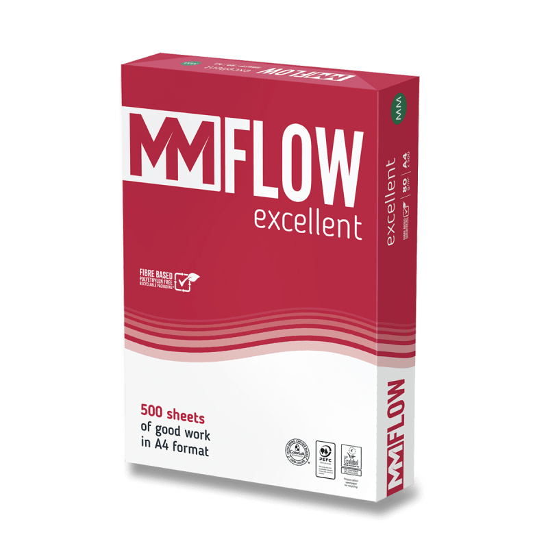 Kancelářský papír MM Flow Excellent A4, 80 g, 5 x 500 listů