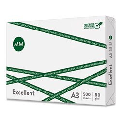 MM Flow Excellent - xerografický papír - A3, 80 g, 500 listů