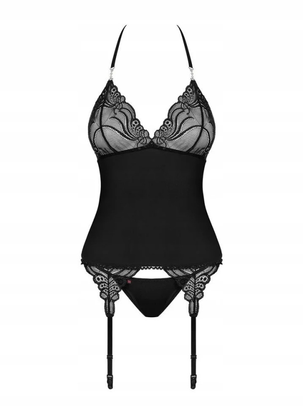 Korzet 828-COR corset - Obsessive černá L/XL