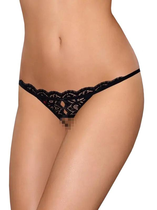 Tanga Obsessive 831-THC-1 Barva: Černá, Velikost: L/XL