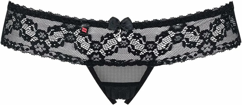 Tanga Obsessive 837-THC-1 Barva: Černá, Velikost: S/M