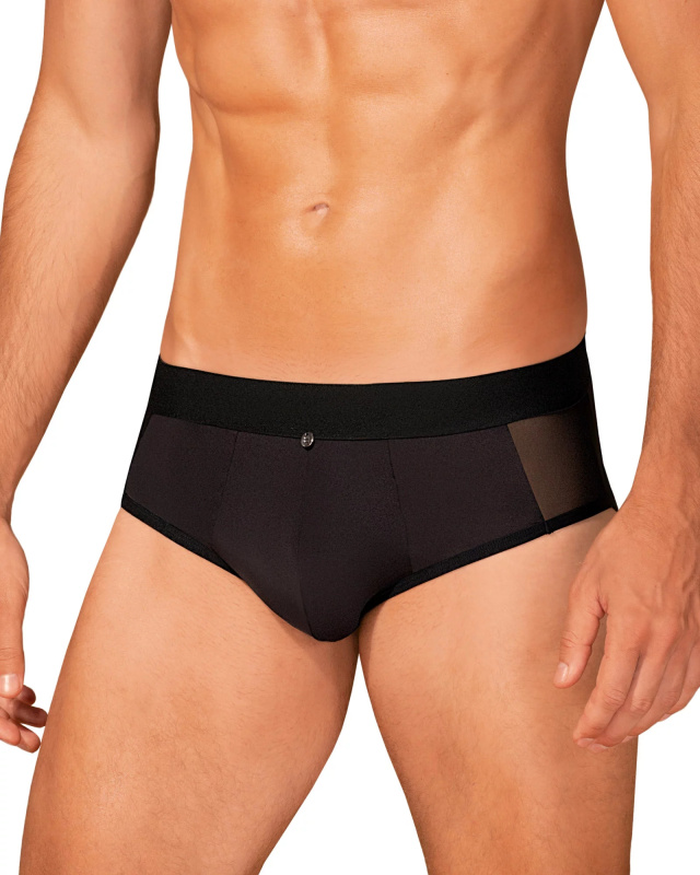 Pánské slipy Boldero briefs black - Obsessive černá S/M