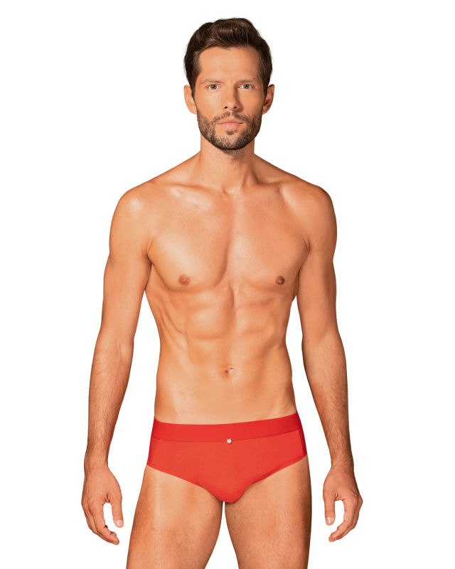 Slipy Obsessive Boldero slip Barva: Červená, Velikost: L/XL