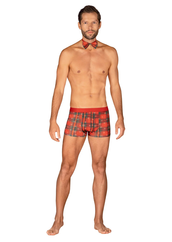 Boxerky Obsessive Mr Merrilo Barva: Červená, Velikost: 2XL/3XL