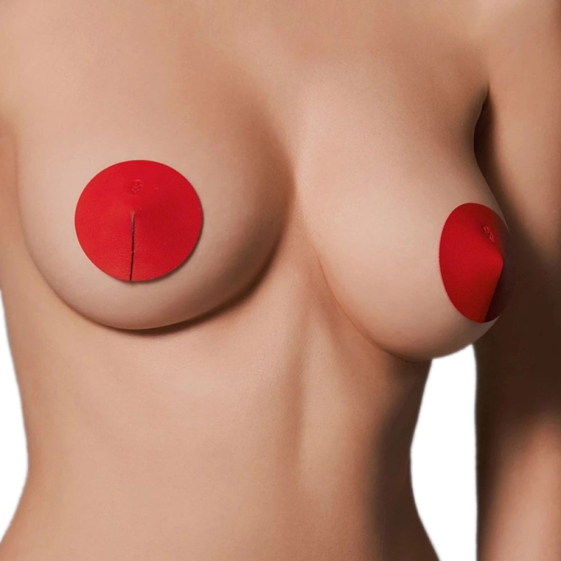 Lepítka na bradavky Sublimie red - OBSESSIVE červená Univerzální