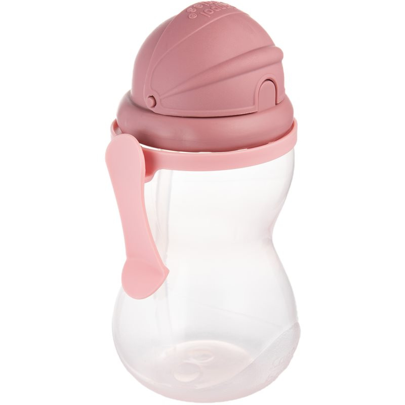 Canpol babies Sport Cup sportovní láhev s brčkem Pink 12m+ 370 ml