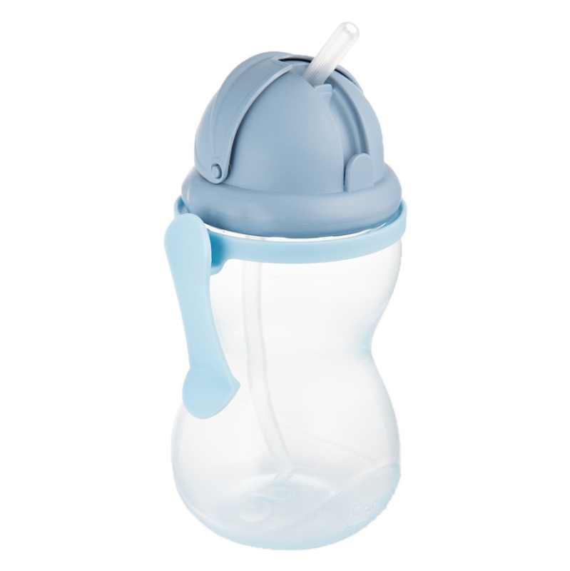 Canpol babies Sport Cup sportovní láhev s brčkem Blue 12m+ 370 ml