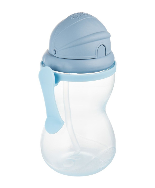 Canpol babies Sport Cup sportovní láhev s brčkem Blue 12m+ 370 ml