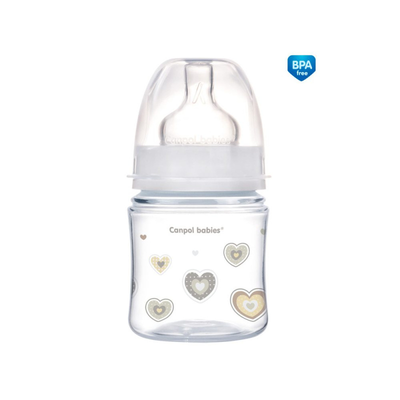 Canpol babies kojenecká láhev se širokým hrdlem Newborn Baby 120 ml