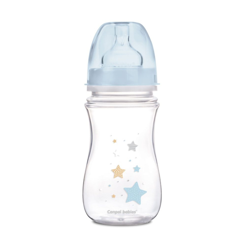 Canpol babies kojenecká láhev EasyStart se širokým hrdlem 240 ml – Newborn Baby