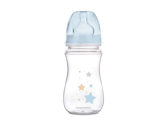 Canpol babies Newborn Baby kojenecká láhev 3m+ Beige 240 ml