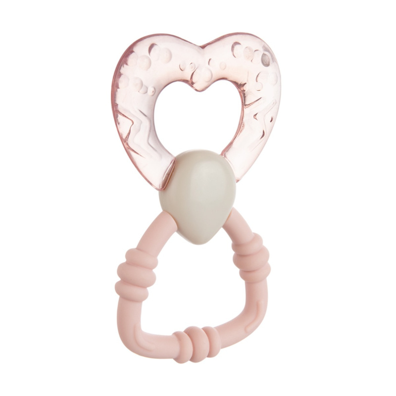 Canpol babies Teethers Water kousátko s chrastítkem 3m+ Pink 1 ks