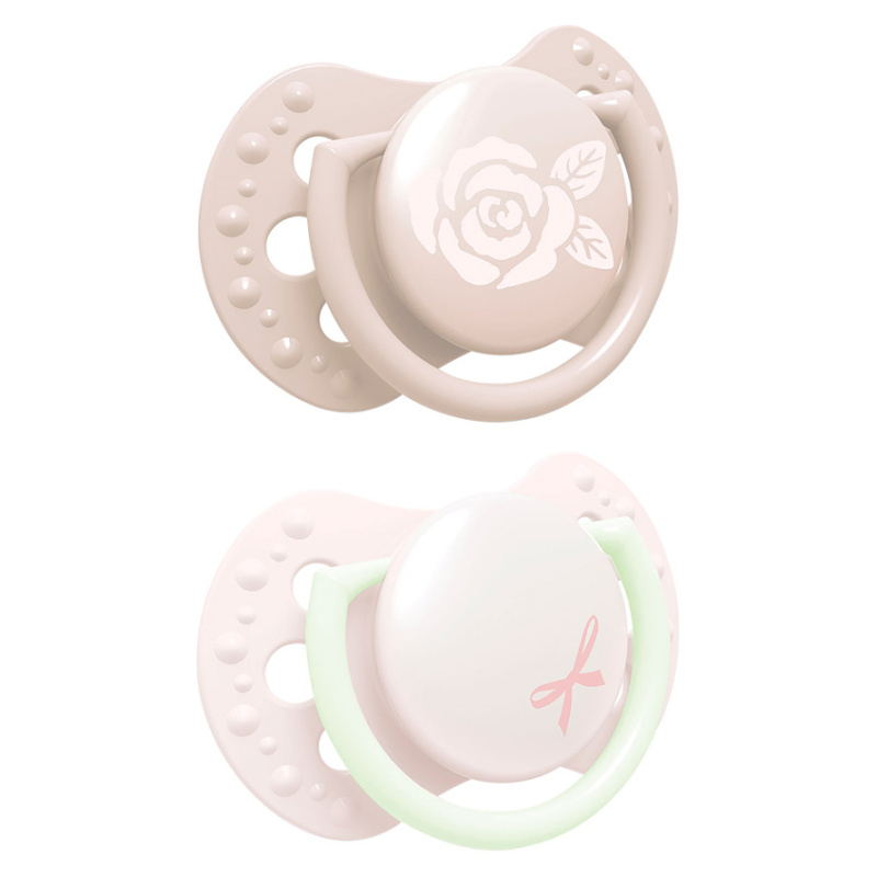 LOVI Mini dudlík BABY SHOWER 0-2m 2ks holka