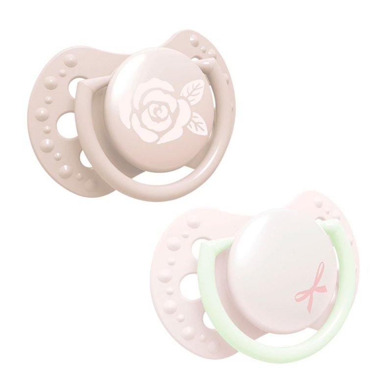 LOVI Mini dudlík BABY SHOWER 0-2m 2ks holka