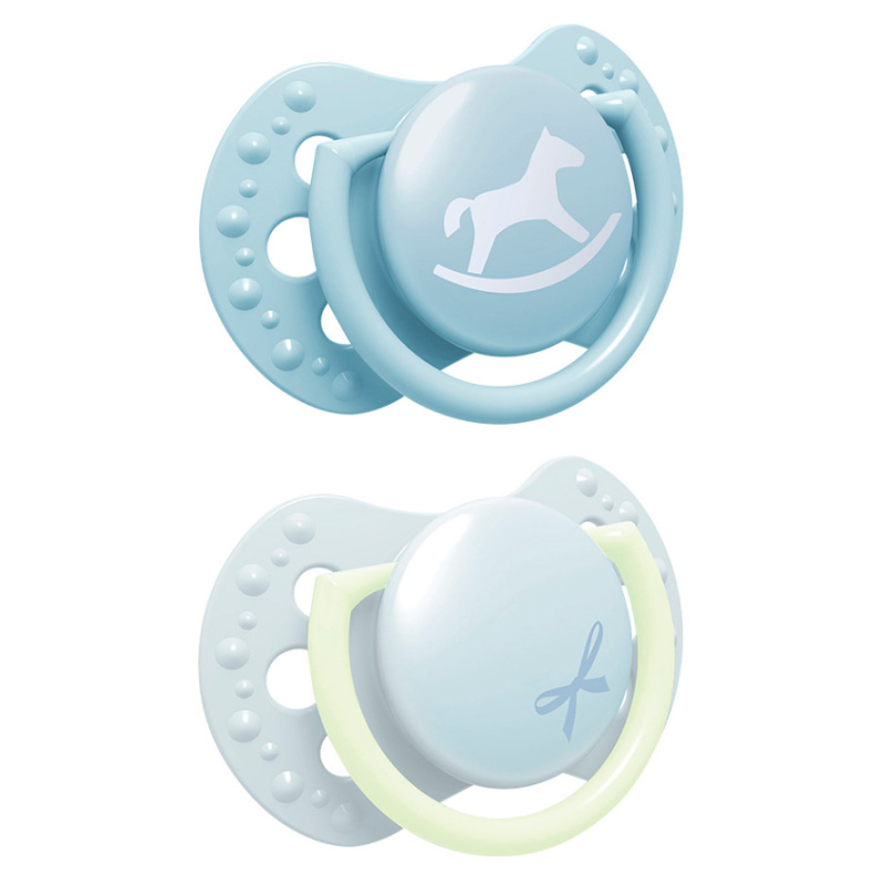 LOVI Mini dudlík BABY SHOWER 0-2m 2ks kluk