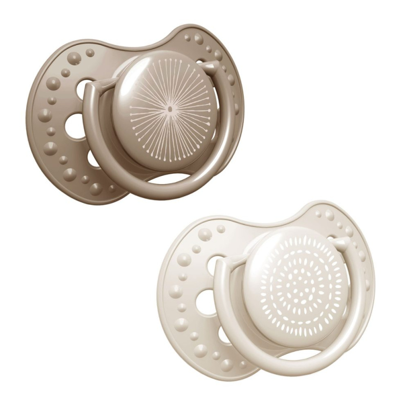 LOVI Silikonový dynamický dudlík HARMONY 0-3m 2ks holka