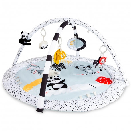CANPOL BABIES BabiesBoo senzorická hrací deka se zrcátkem