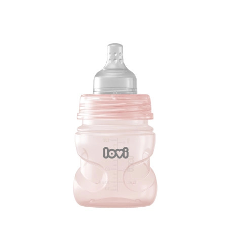 lovi kojenecká lahev trends 120 ml růžová