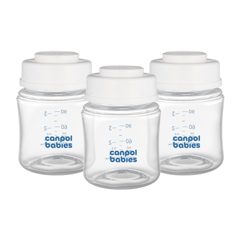 Canpol babies Sada lahví pro skladování mateřského mléka 3x120ml