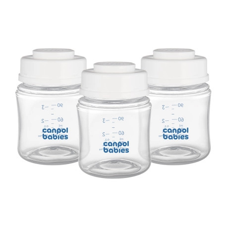 Canpol babies Sada lahví pro skladování mateřského mléka 3x120ml