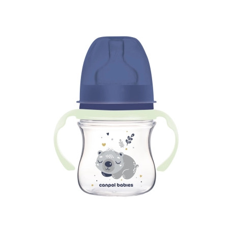 Canpol babies Antikoliková lahev EasyStart SLEEPY KOALA 120ml modrá