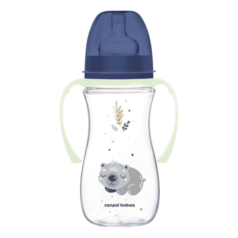 Canpol babies EasyStart Sleepy Koala 300 ml kojenecká láhev 12 m+ Blue 300 ml