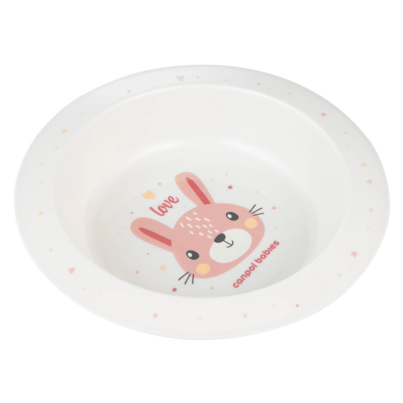 Canpol babies plastová miska Cute Animals 270 ml – Zajíc